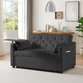 3 in1 Velvet Convertible Loveseat Sleeper Sofa Bed with Storage Pockets I68092