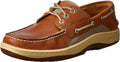 Men's Billfish 3-eye Boat Shoe Dark Tan Y617