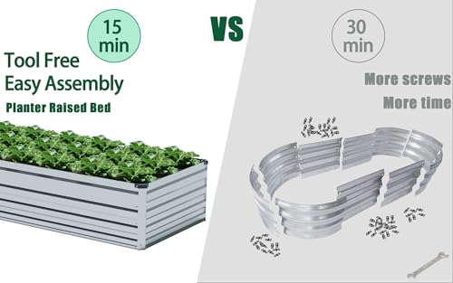 Galvanized Raised Garden Bed C58277