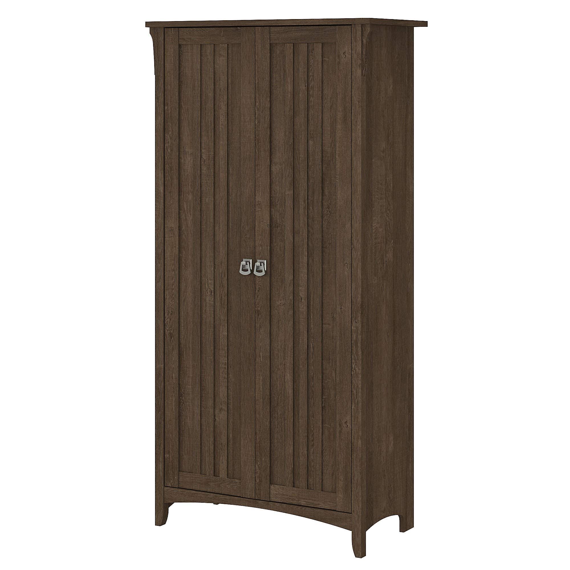 Ash Brown Tall Storage Cabinet with Doors P832438
