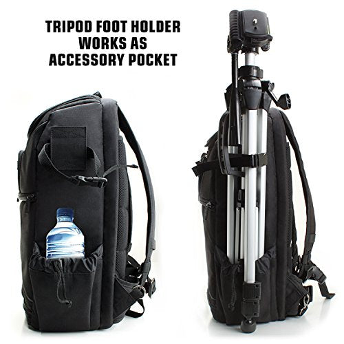 Green DSLR Camera Backpack with Laptop Compartment B38166