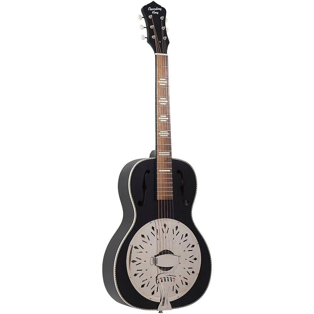 Satin Black Resonator Guitar S823