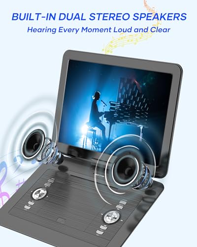 17.9" Portable DVD/CD Player with 15.4" Swivel Screen H77754