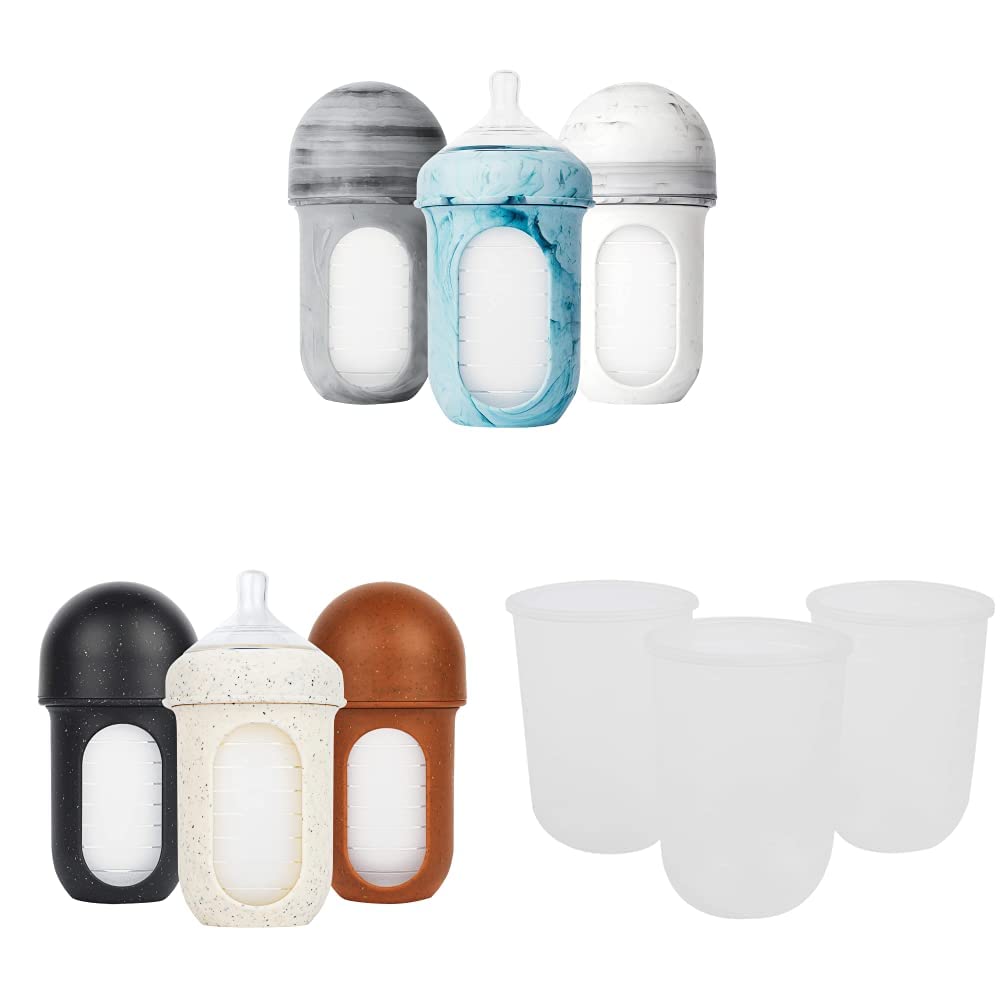 Reusable Silicone Baby Bottles with Pouches T437841