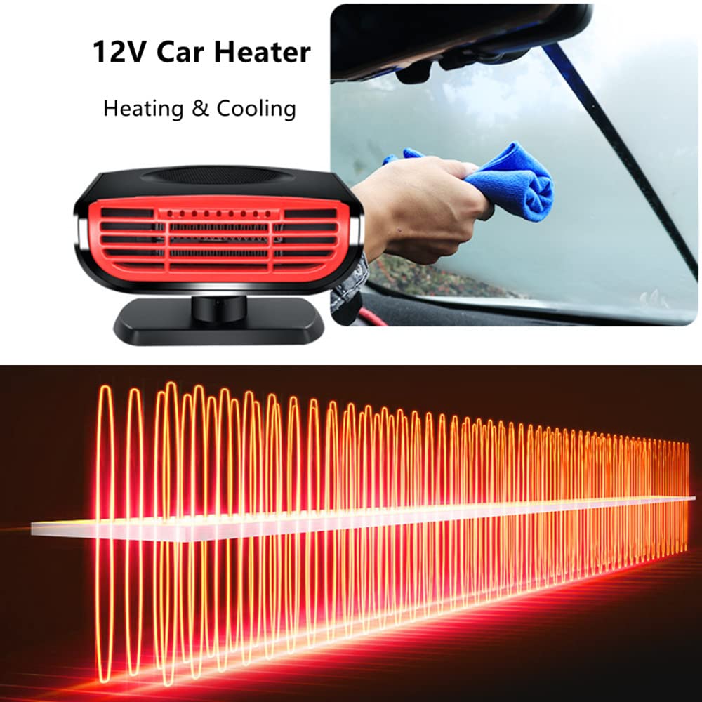 Portable 12V 150W Car Heater Defroster Fan with Cigarette Lighter Plug Q4477