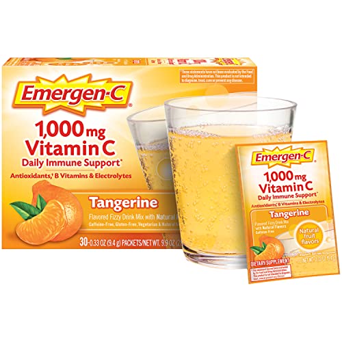 1000mg Vitamin C Powder with Antioxidants, B Vitamins and Electrolytes, Strawberry Kiwi Flavor - 30 Count Z25061