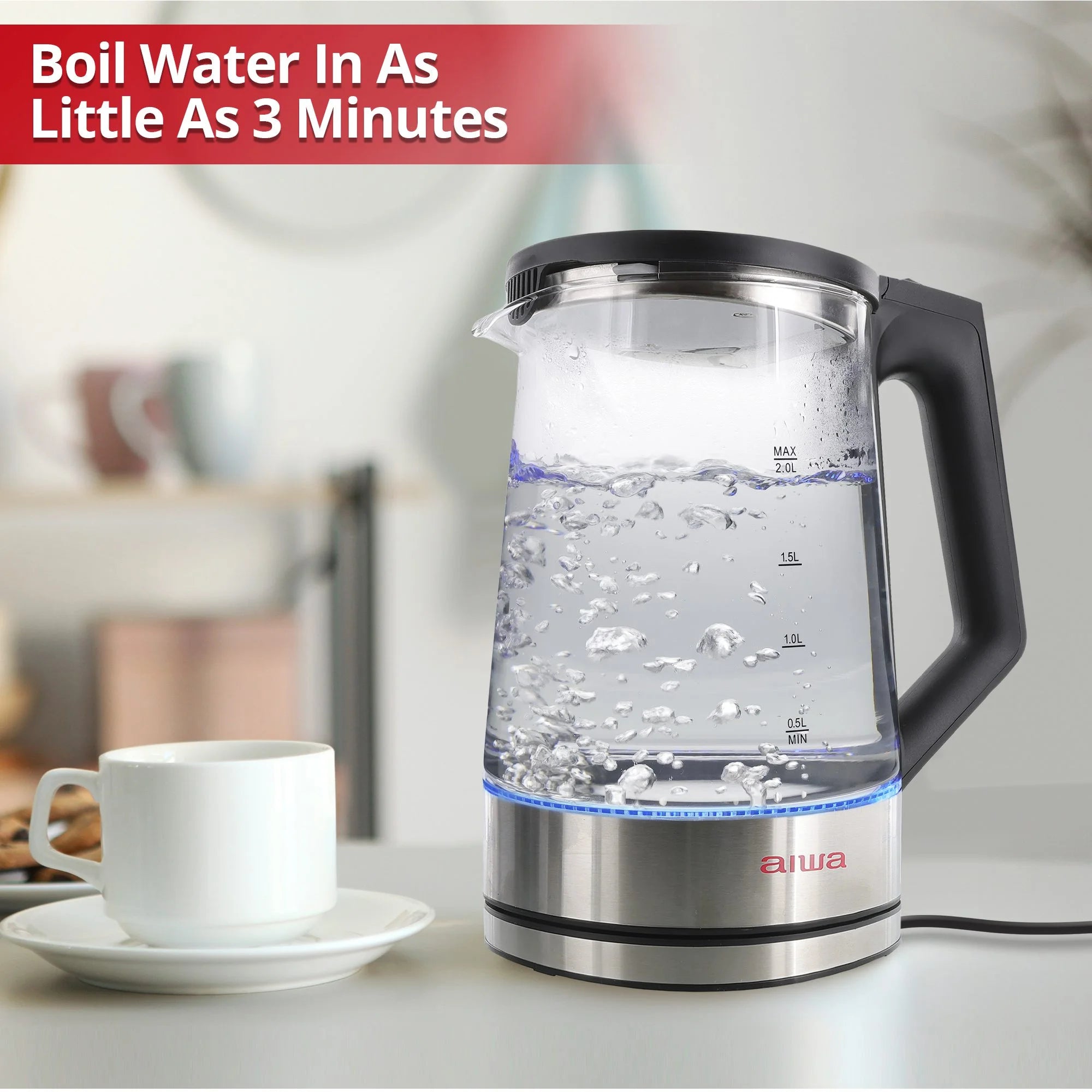 Electric Black Tea Kettle 8.4 Cups F854