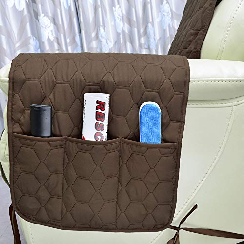 Beige 30 Inch Waterproof Recliner Chair Cover N234