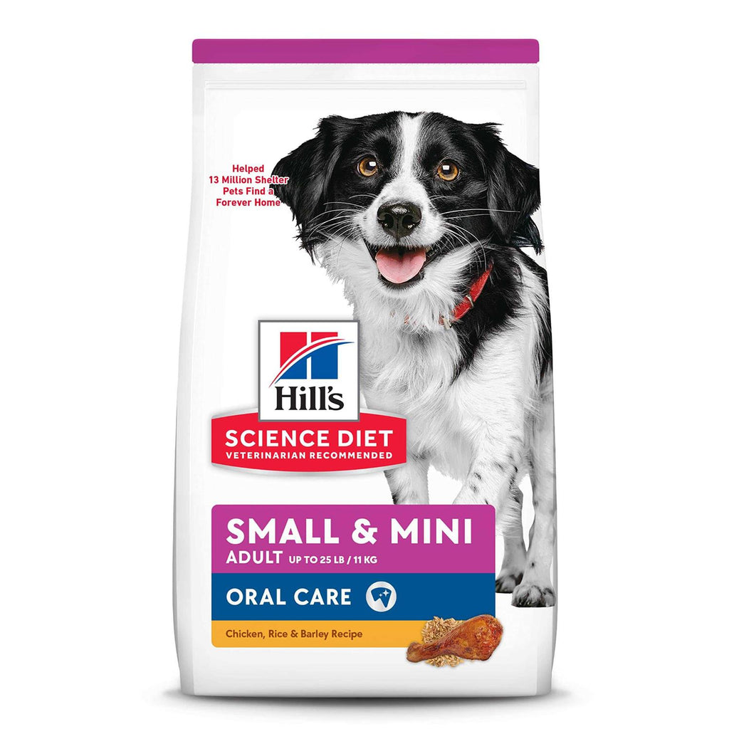 Adult Oral Care Small & Mini Chicken Recipe Dry Dog Food T21010