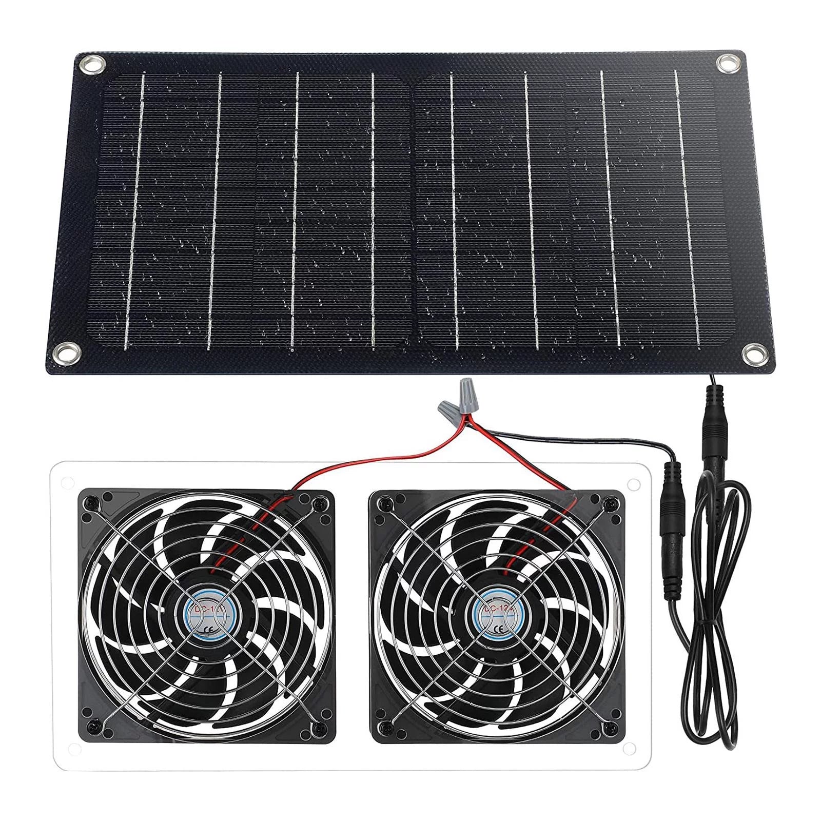 Waterproof Solar Exhaust Fan Extractor Ventilation Portable T949664