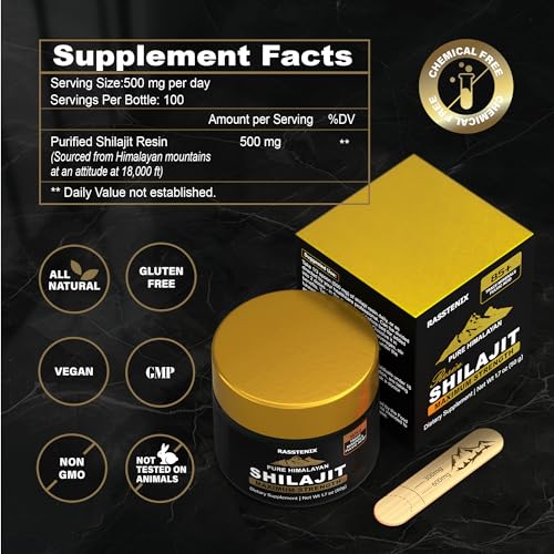 Pure Himalayan Shilajit Resin - 500mg Y5404