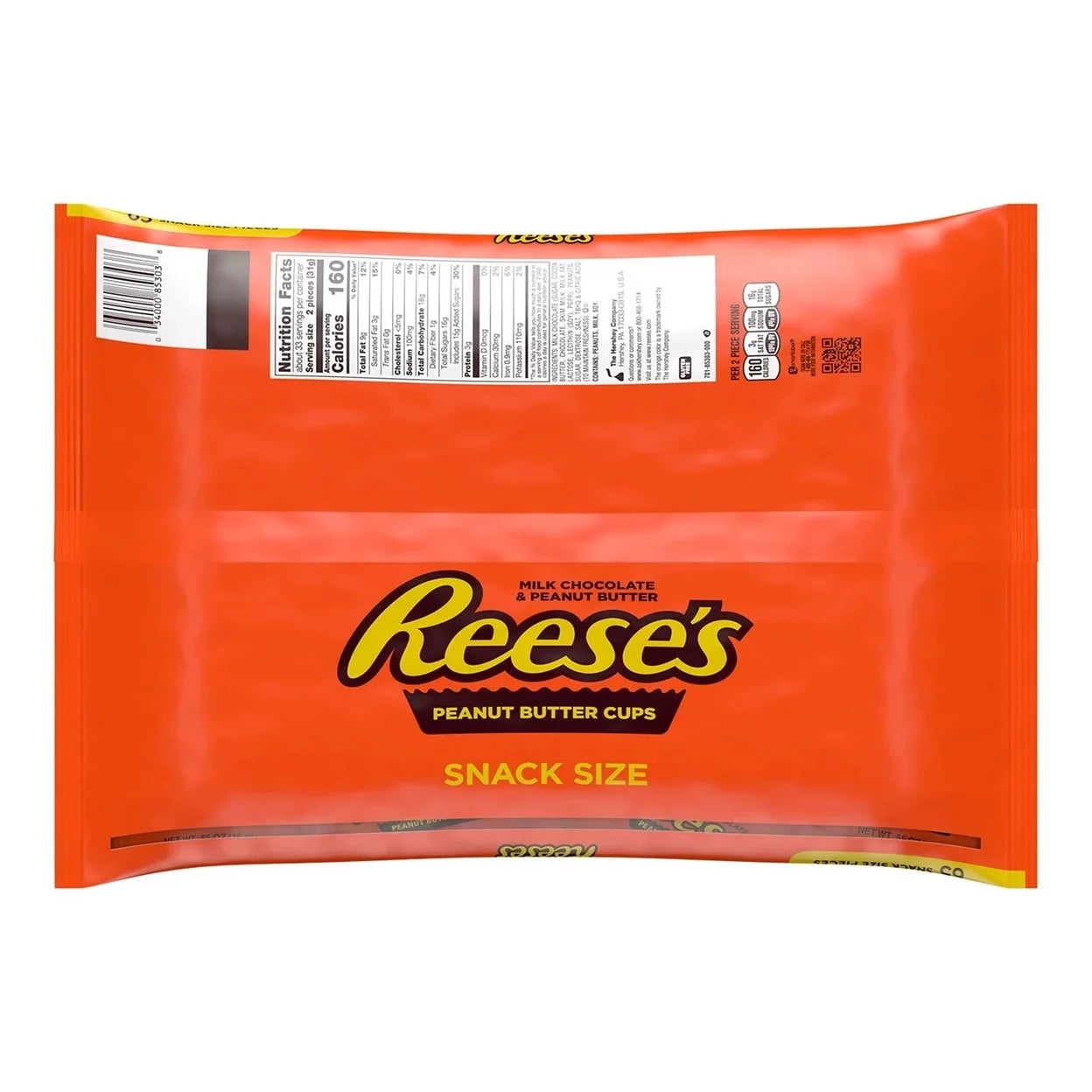 Milk Chocolate Peanut Butter Snack Size Cups Candy (36.3 Ounce) P752