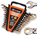12pcs Flexible Ratchet Wrenches Set SAE 1/4” to 7/8” N401317