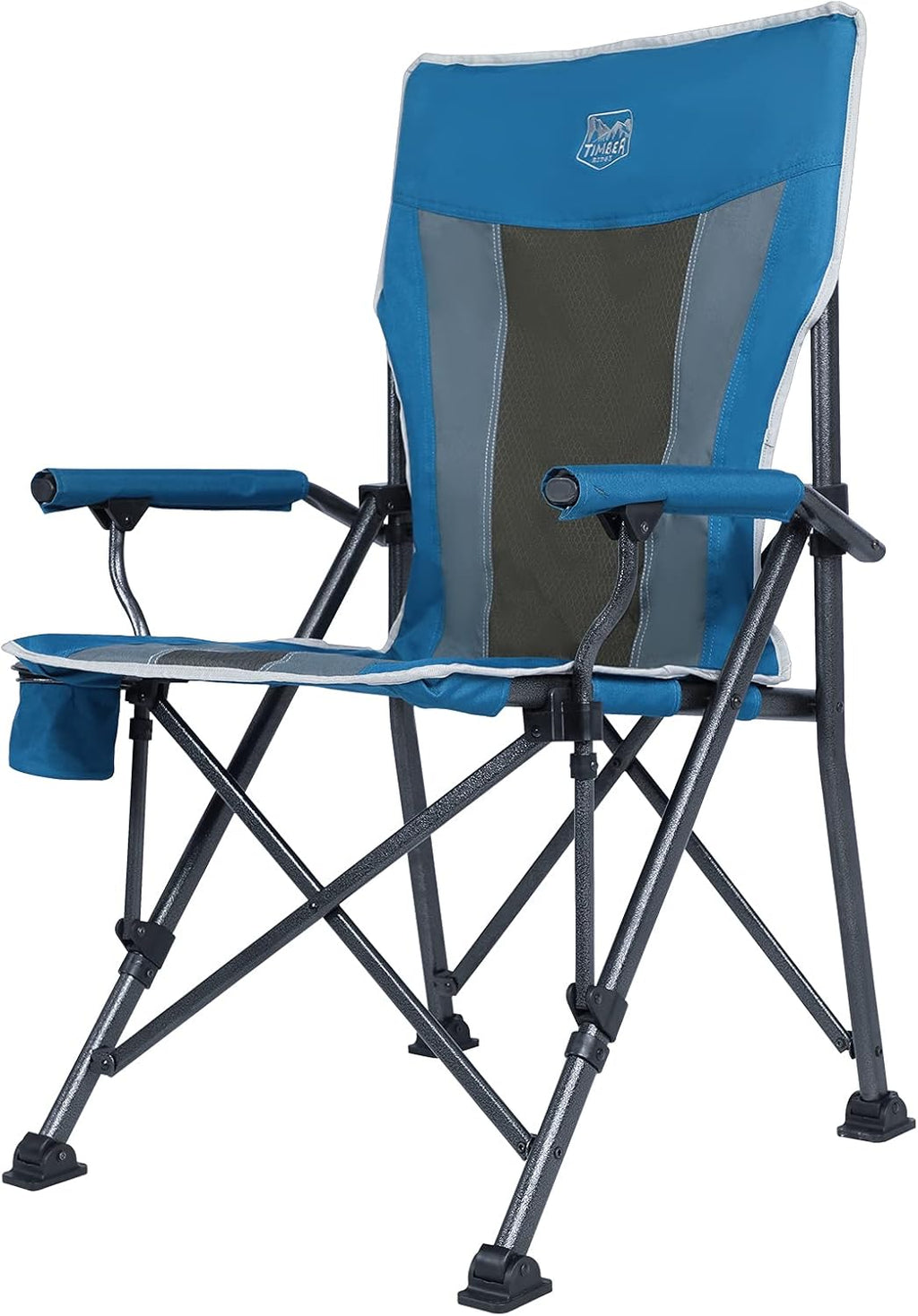 Aluminum Lightweight Folding Chairs with Hard Armrest and Cup Holder I369796