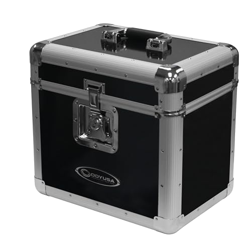 Black Record Utility Case for 70 12" Vinyl Records W73107