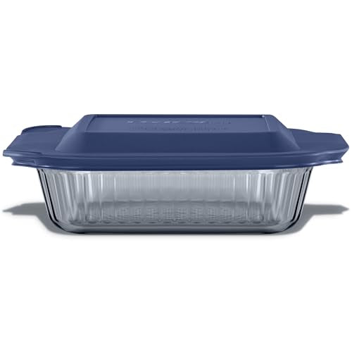 Smoke Glass Baking Dish with Lid G1607
