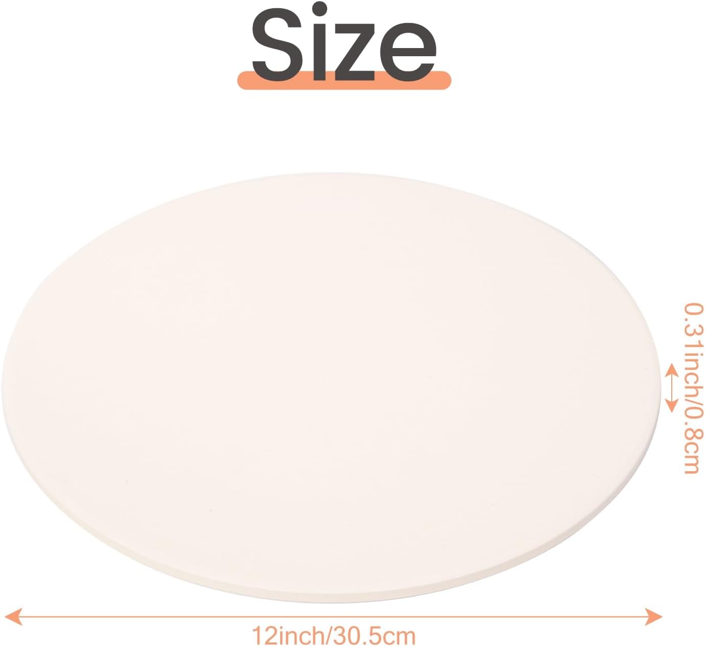 12 Inch Ceramic Pizza Stone U294