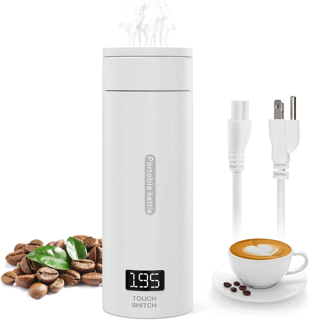 380ml Portable Electric Tea Kettle with Auto Shut-Off P330