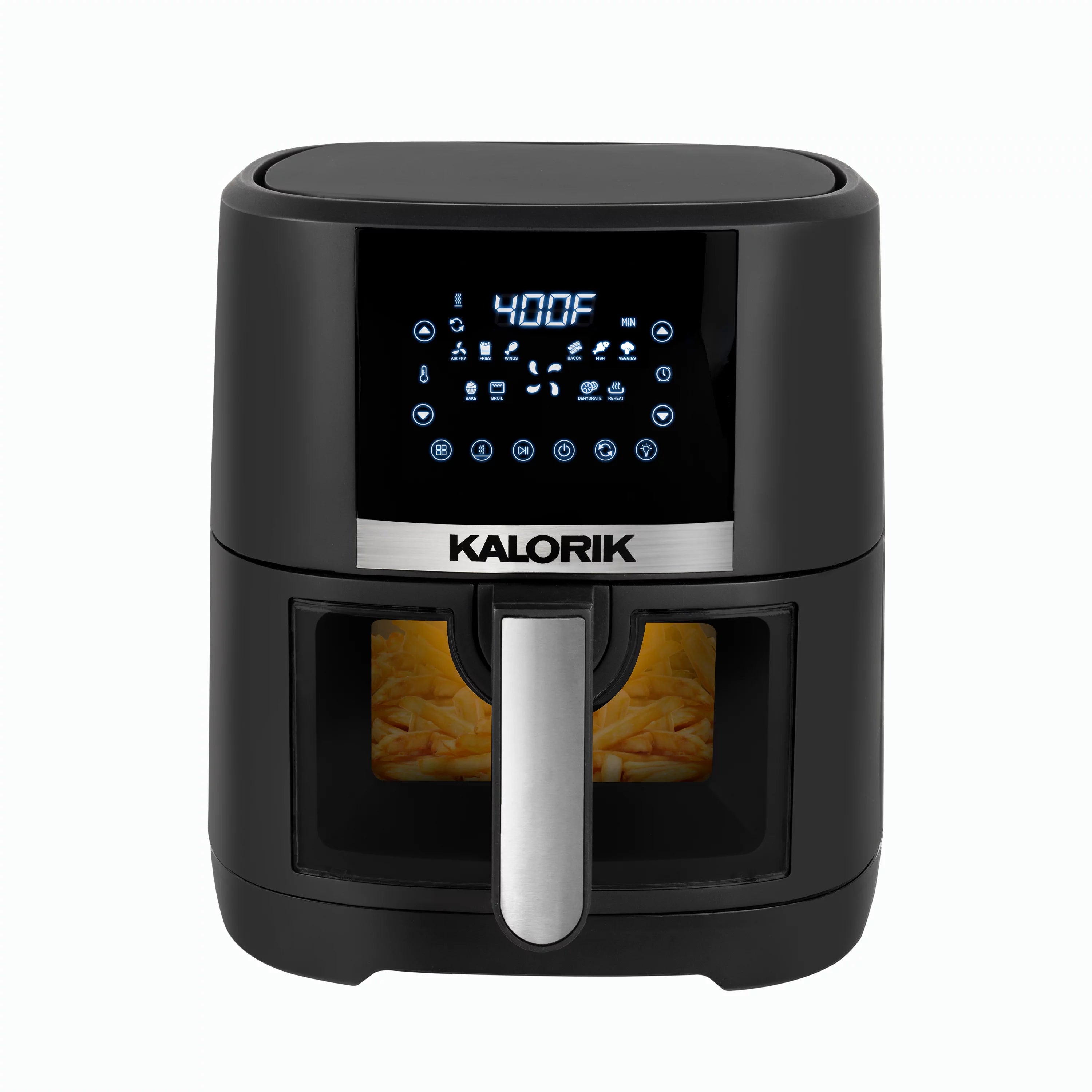 5 Quart Digital Air Fryer with Viewing Window, Black S31466