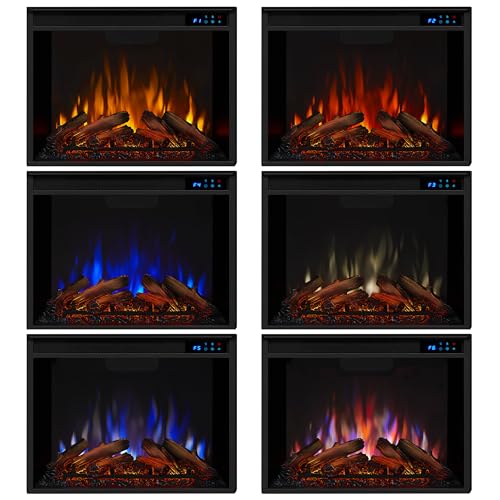 White 70" Electric Fireplace TV Stand with Adjustable Shelves M143