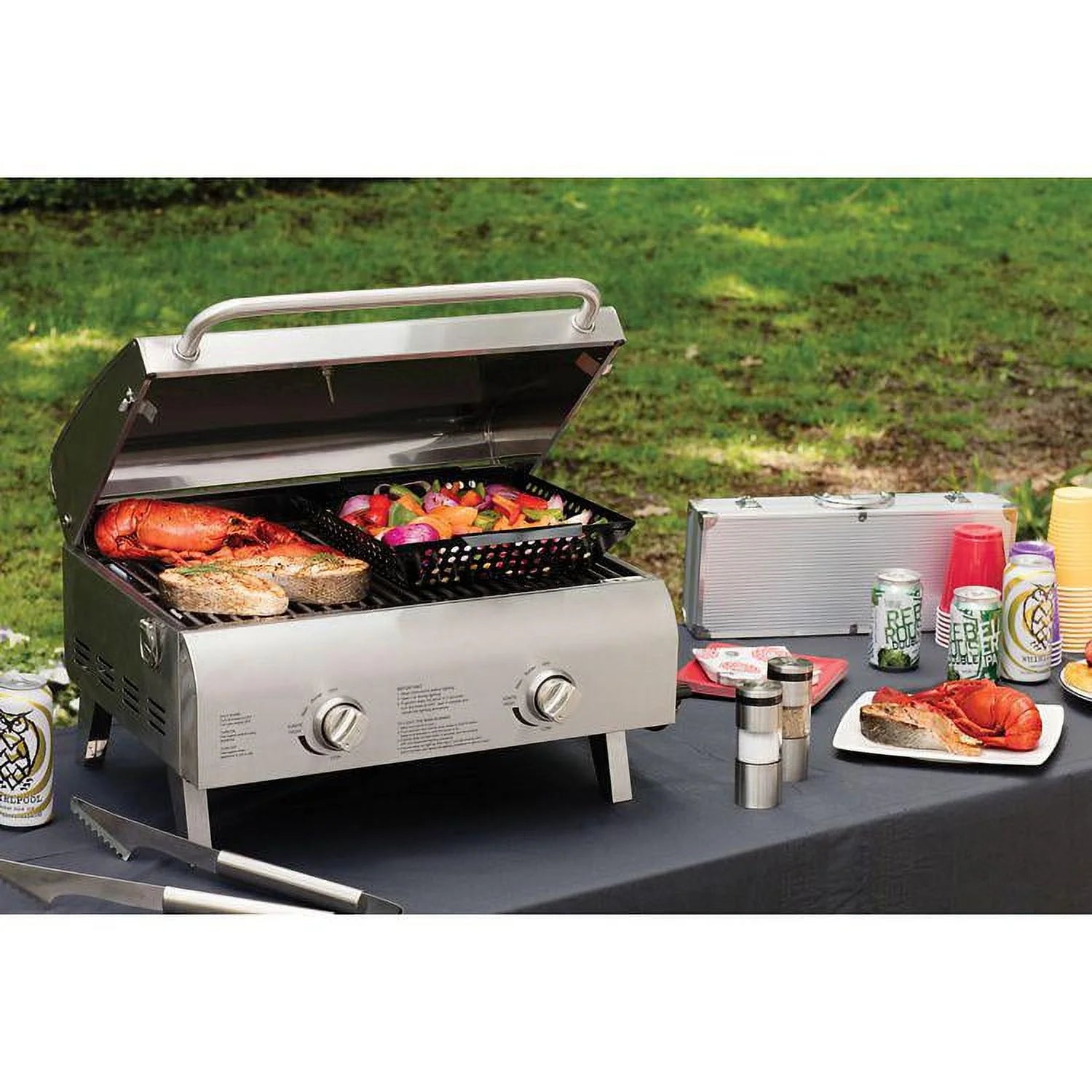 Stainless Steel Tabletop Grill H38167