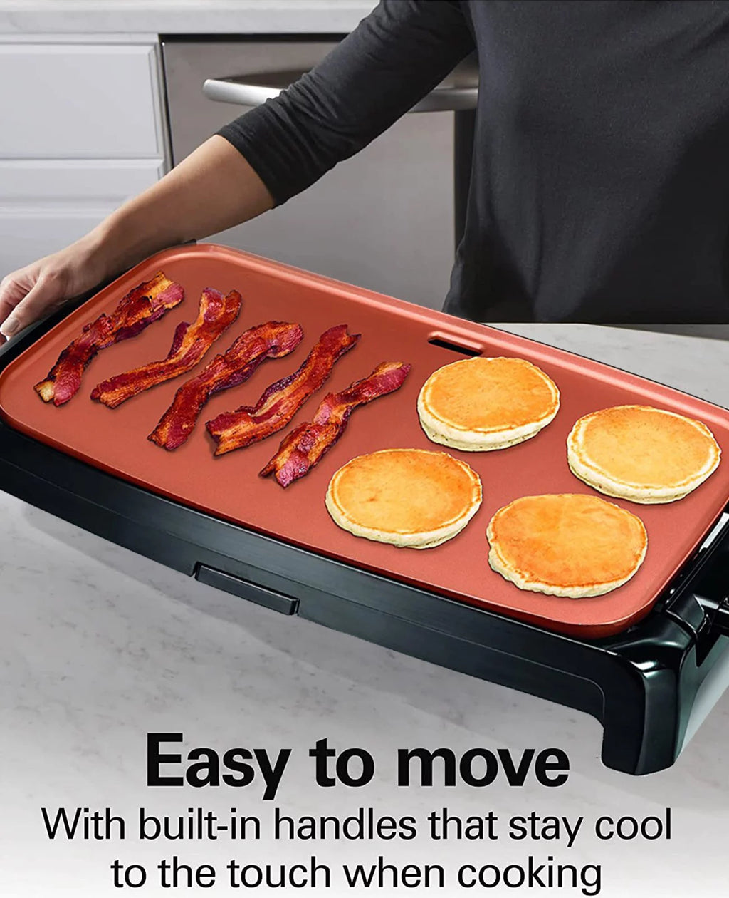 Nonstick Ceramic Electric Griddle D506