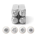 Metal Jewelry Stamps, Texture Designs Metal Stamp Pack W979534