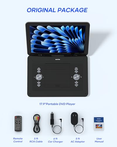 17.9" Portable DVD/CD Player with 15.4" Swivel Screen H77754