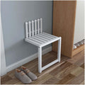 Solid Wood Folding Wall Mounted Stool with Supporting Legs X978