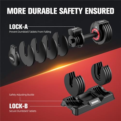 Adjustable Dumbbell 25LB Single Dumbbell Weight with Non-Slip Handle R843054