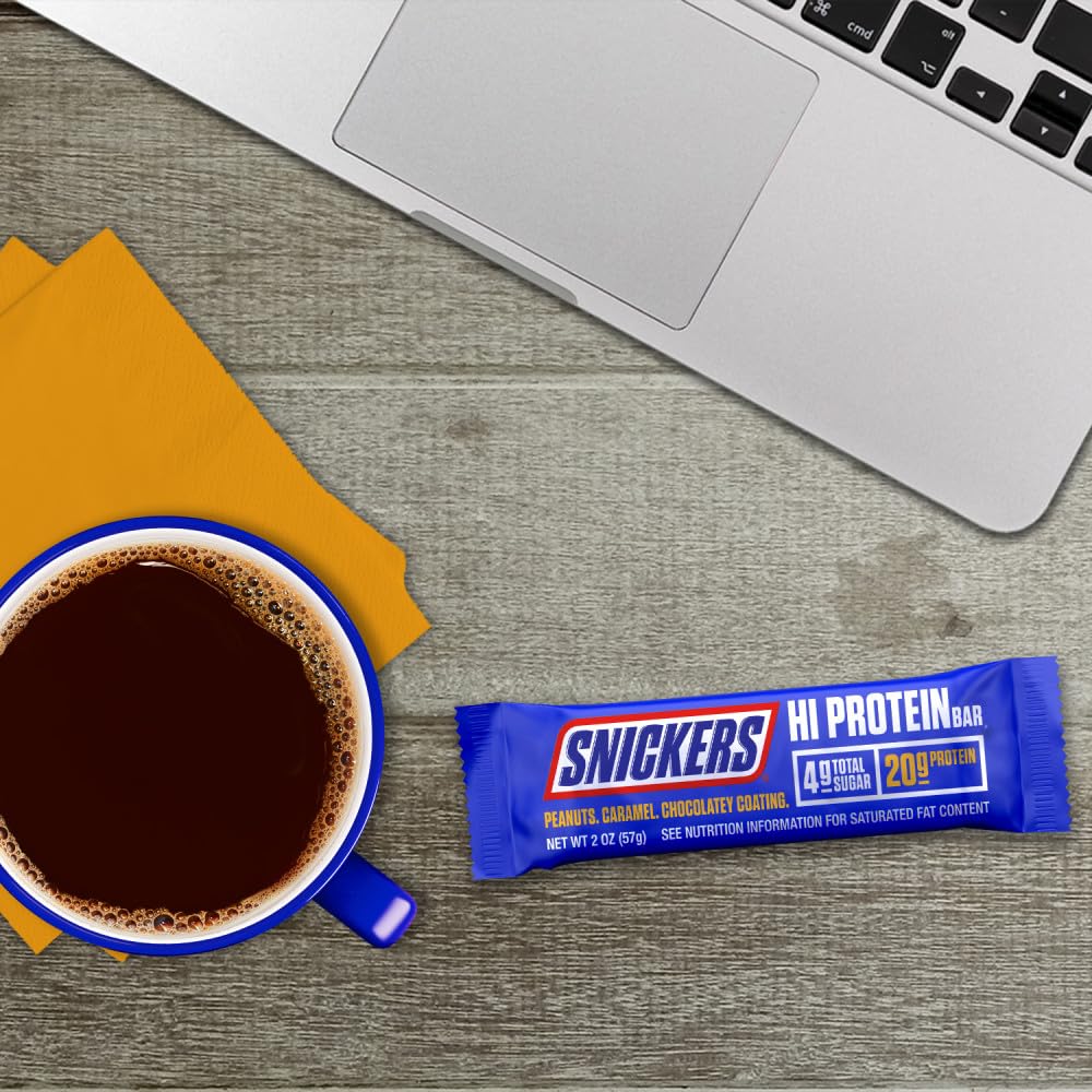 Peanut & Caramel Hi Protein Bar, 8.04 oz, 4 ct Box P1869
