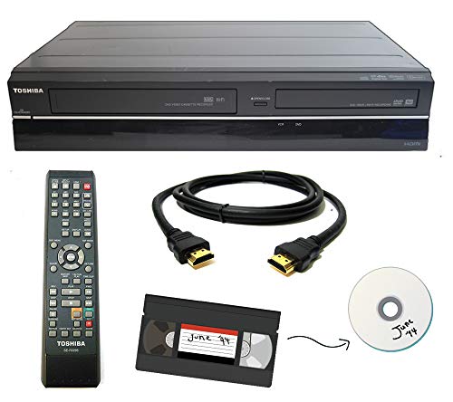 VHS to DVD Recorder VCR Combo with Remote J4382