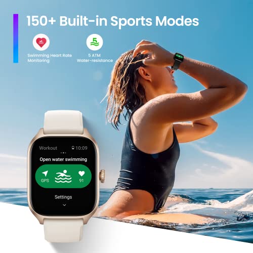 Black 43mm Smart Watch with GPS R302625