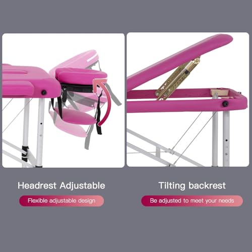 Portable 28 inch Wide Adjustable Folding Massage Table with Non-Woven Bag I8523