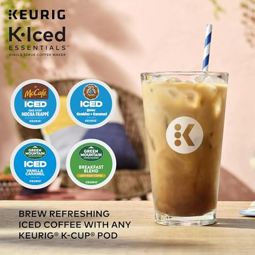 White Single-Serve K-Cup Pod Coffee Maker with 36oz Removable Reservoir C294508
