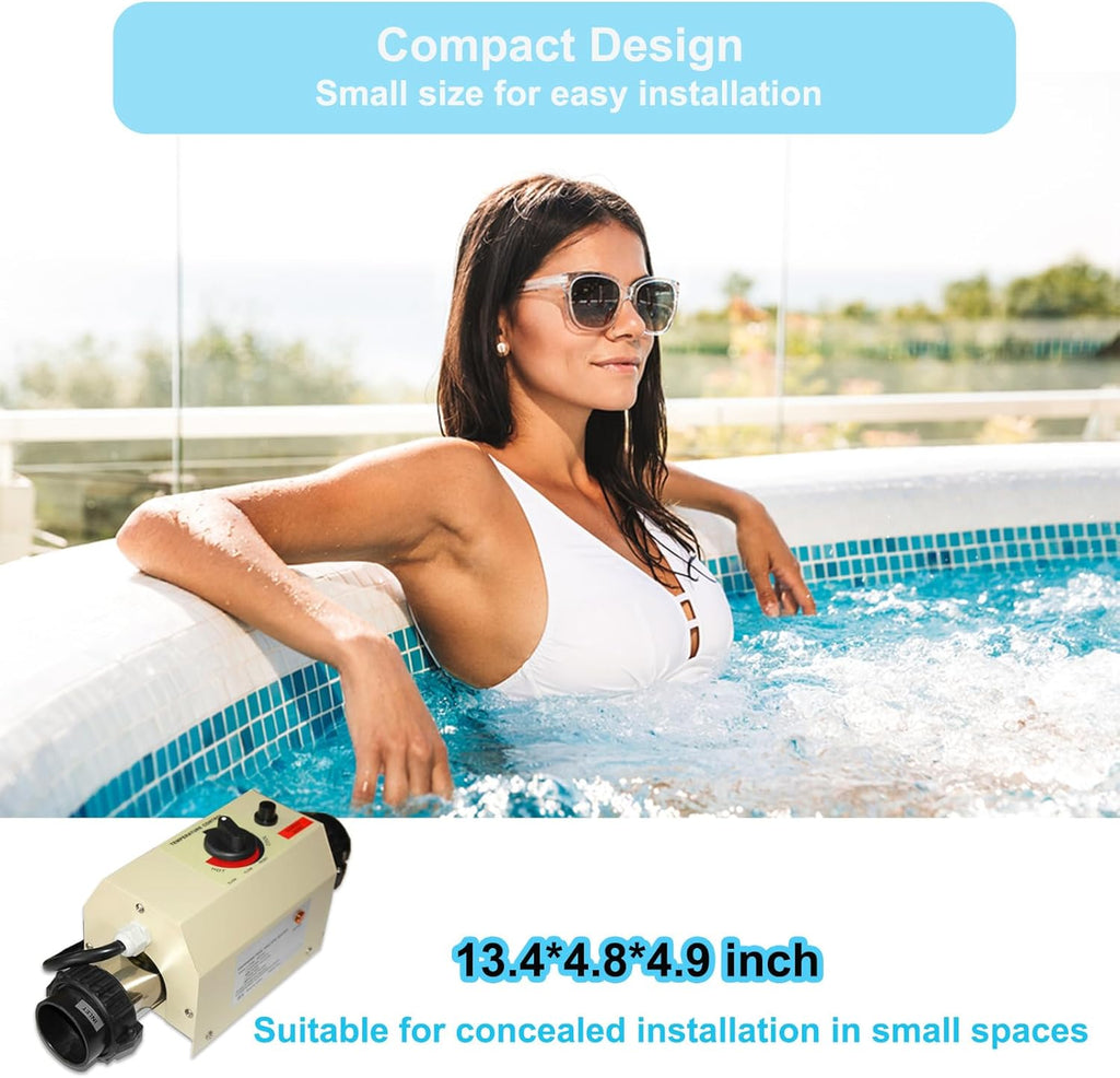 3KW 220V Electric Swimming Pool Heater Y995631