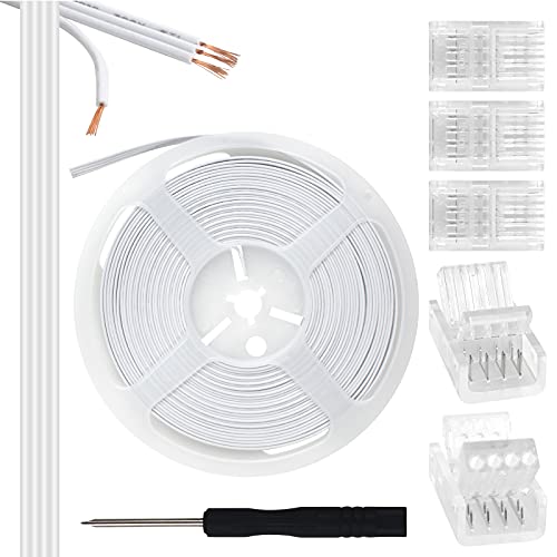 4 Pin 10mm LED Strip Connector Kit 32.8ft 5 Pcs W646689