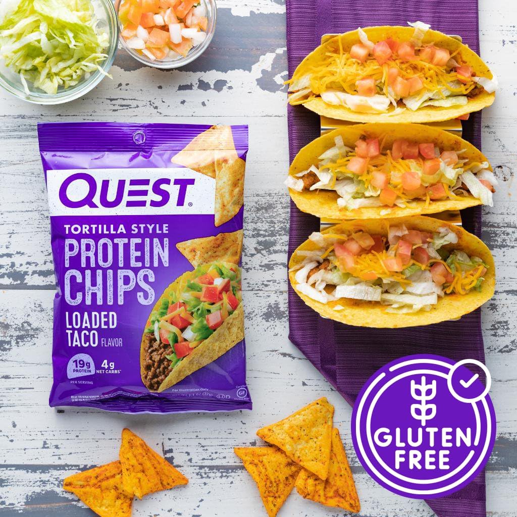 Protein Chips Variety Pack, Assorted Flavors, 6 Pack, 1.1 Ounce K408541