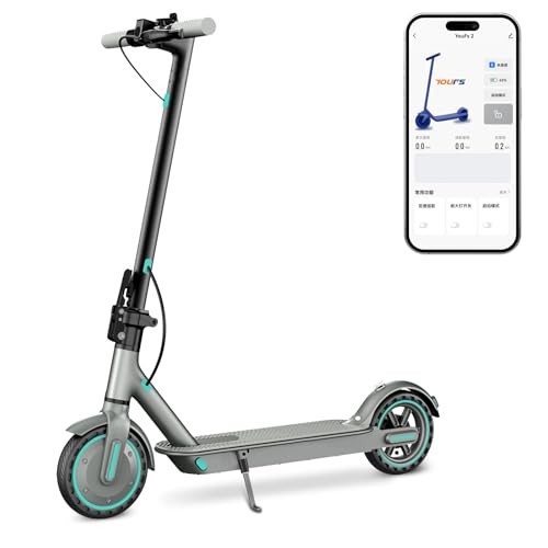 Electric Scooter with 8.5" Honeycomb Tire, Foldable Aluminum Alloy E-Scooter O55759