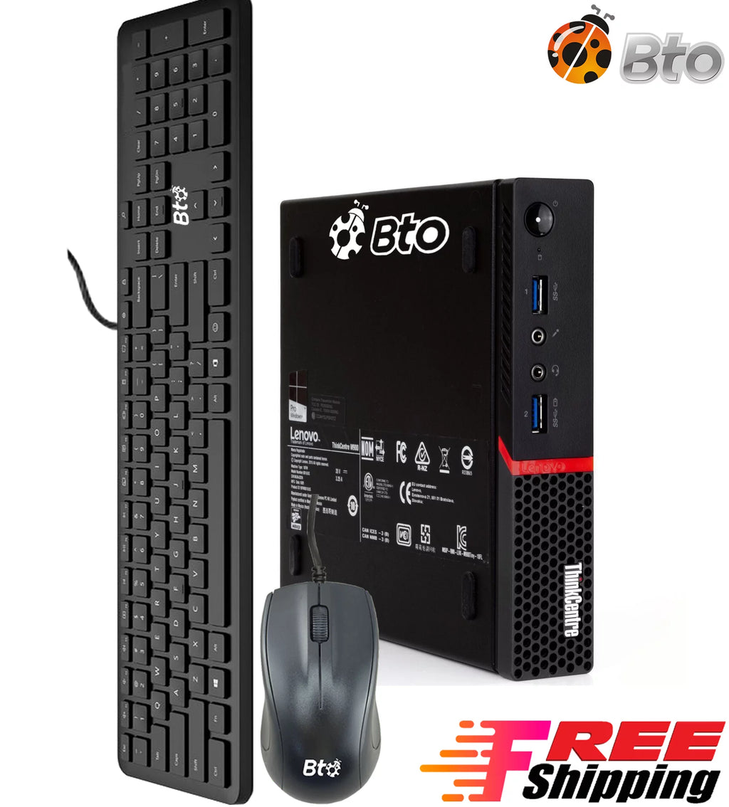 Restored Mini Desktop PC Intel Pentium 2.64GHz 8GB RAM 256GB SSD Windows 10 Pro Y594