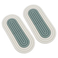 4 Pcs Anti-slip Kitchen Pot Pads Green Z876