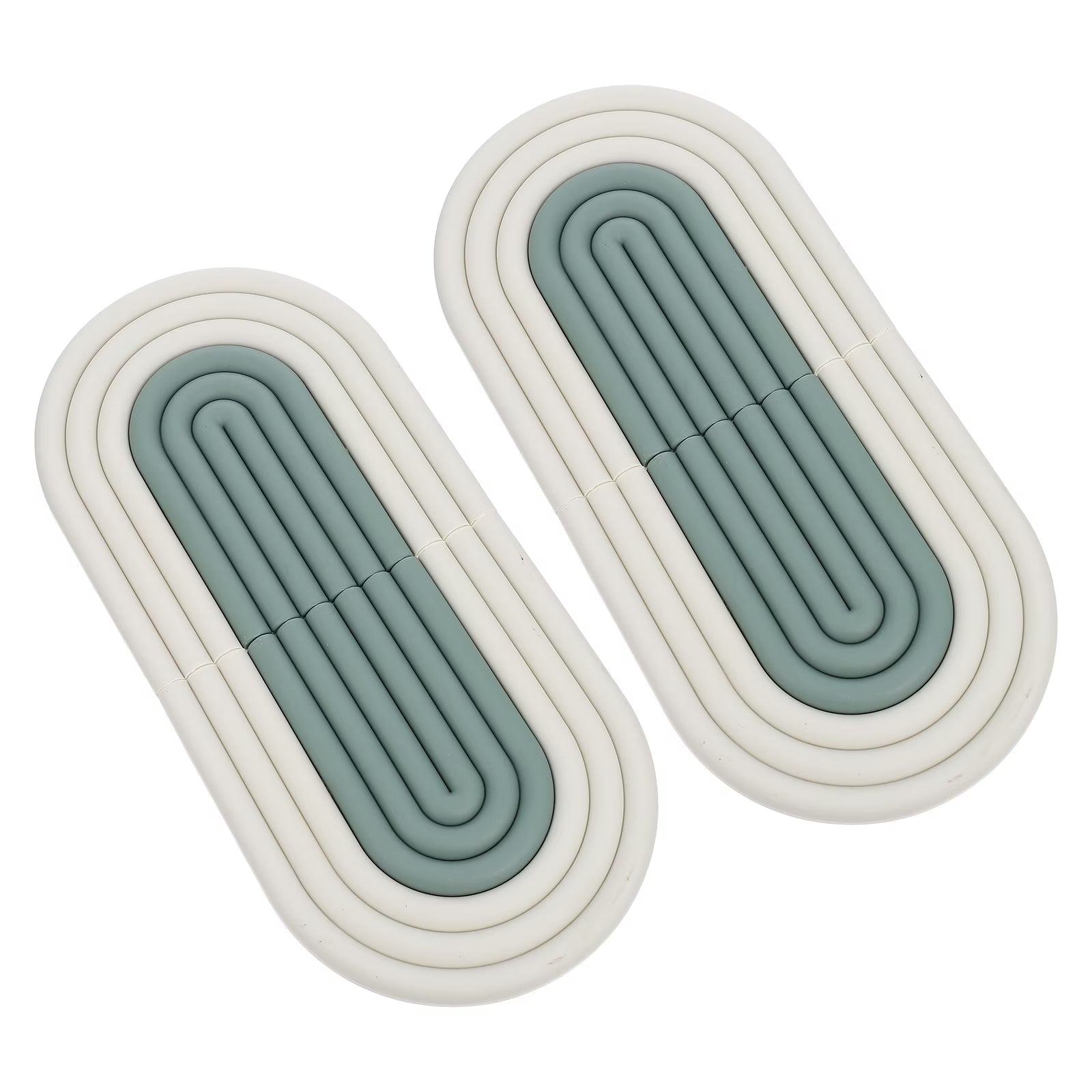 4 Pcs Anti-slip Kitchen Pot Pads Green Z876