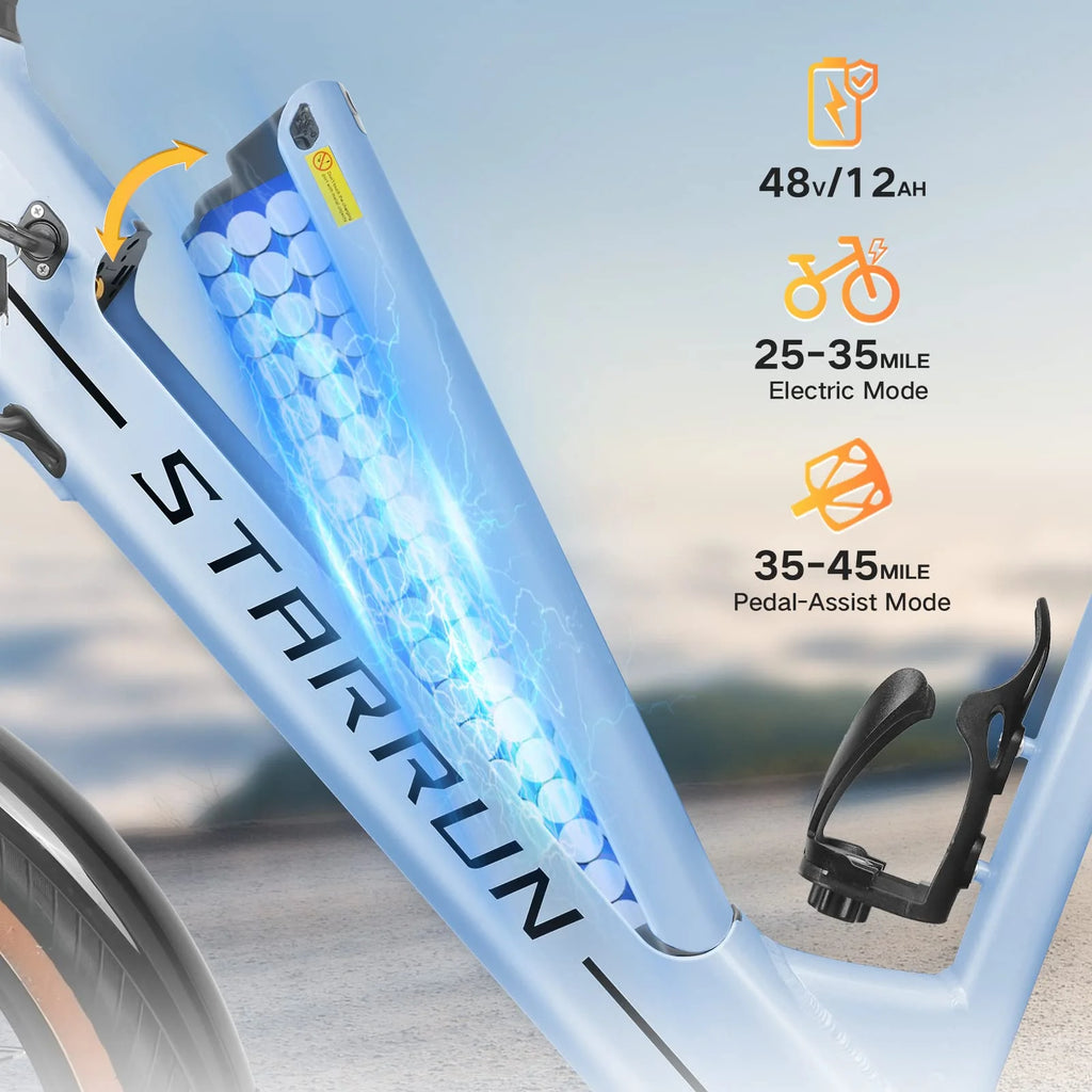 500W 48V 12Ah 7 Speed 26'' Electric Bicycle T9685