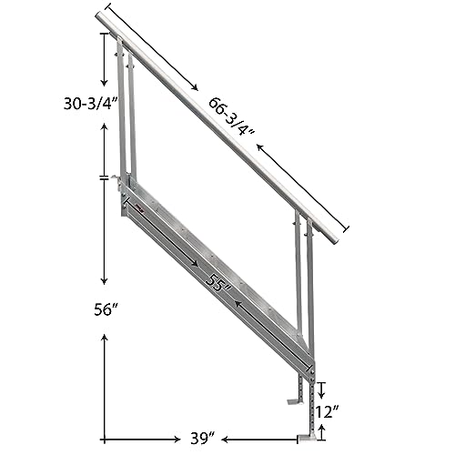 Aluminum Dock Stair - 4-Step Z959