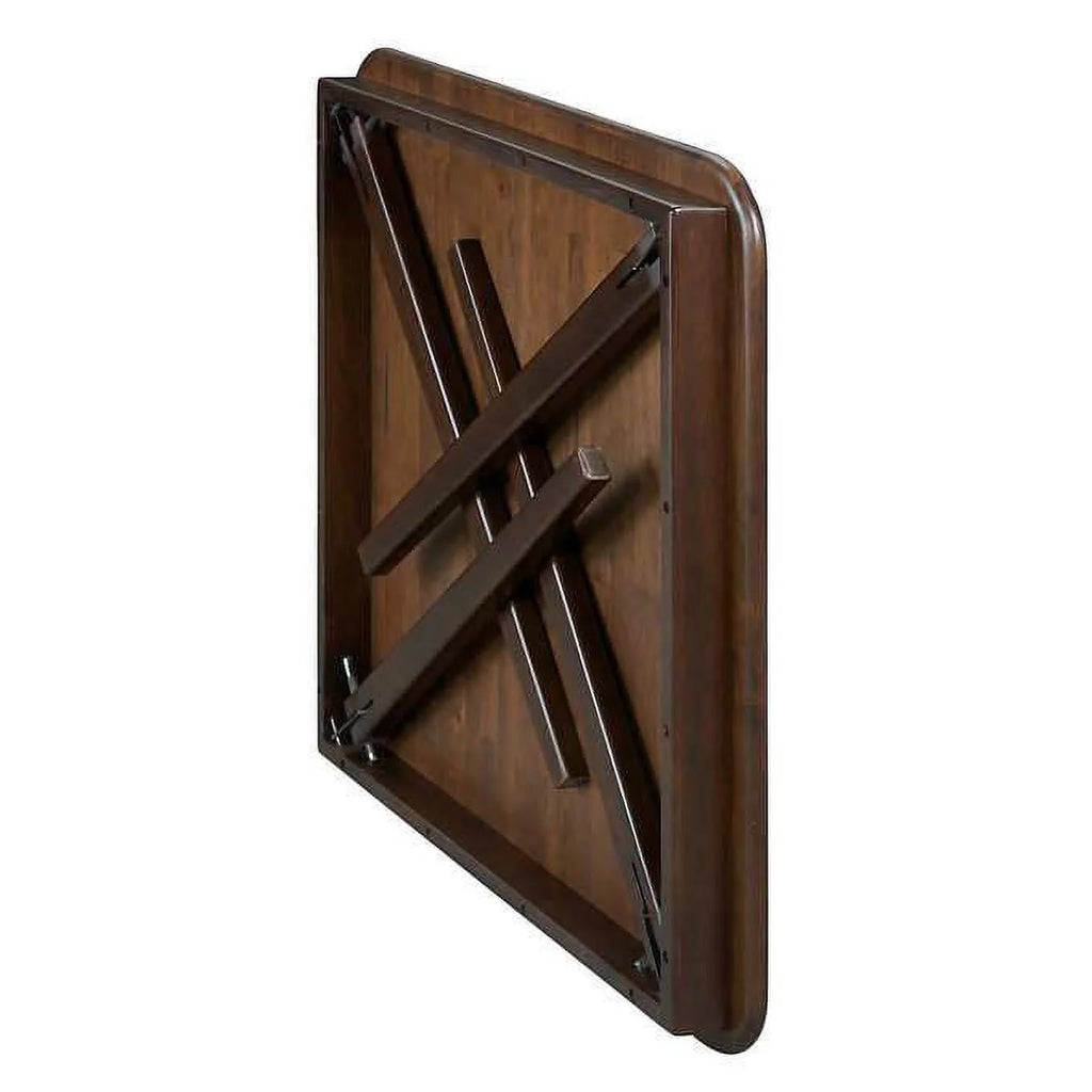 Brown Wood Folding Table U95135