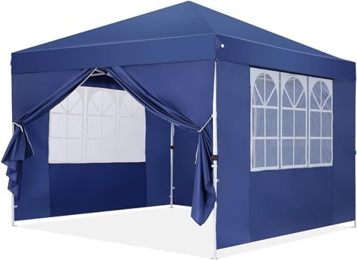 10x20 Pop up Canopy Tent with 6 Sidewalls and Roller Bag X3100