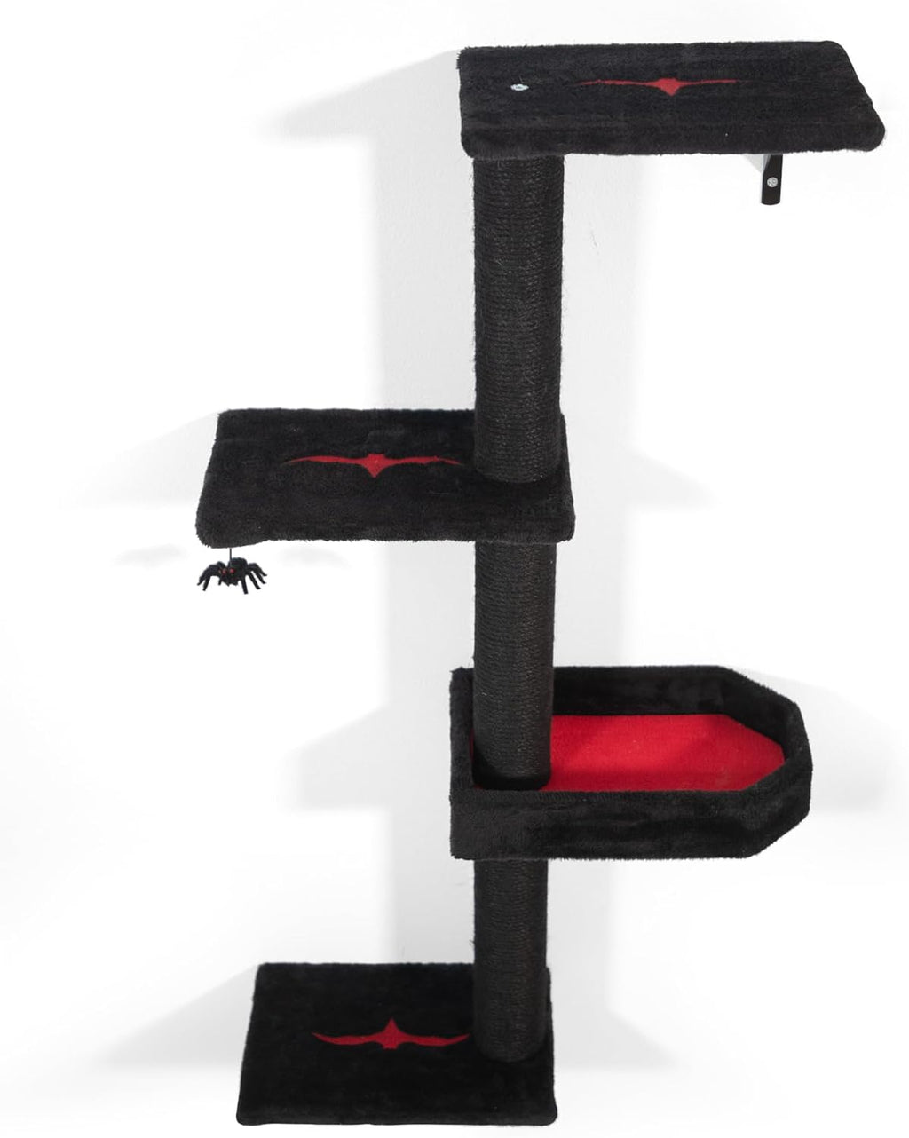 5-Piece Cat Wall Furniture Set with Shelves, Scratcher, Bridge & Perch M97938
