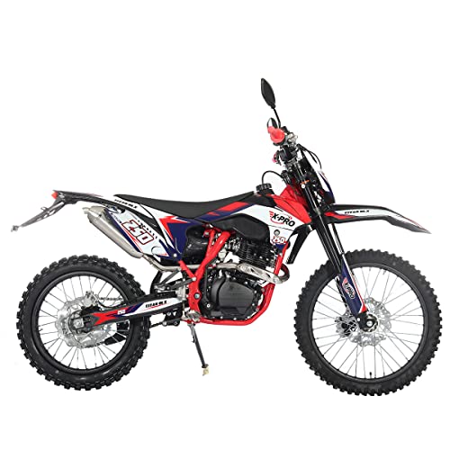 250cc Dirt Bike with 5-Speed Manual Transmission, 21"/18" Wheels, Electric/Kick Start R688