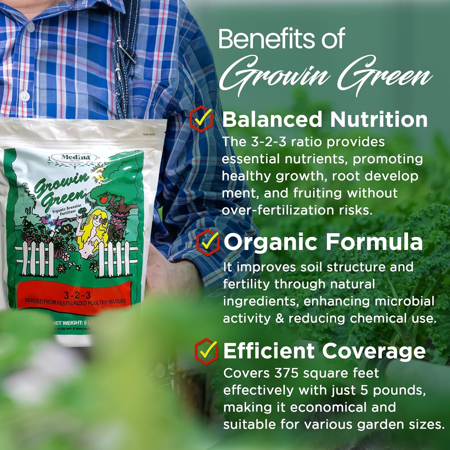 Organic Granular Fertilizer 5 lb Bag V518175