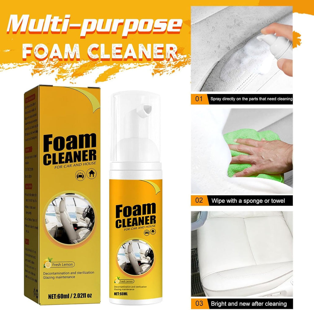 2PCS Multipurpose Foam Cleaner Lemon Flavor (100ml*2) Z333918